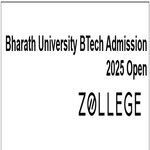Bharath University BTech Admission 2025 Open